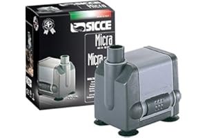 SICCE Bomba sumergible para estanques, fuentes y cascadas Micra | Altura máxima 0,55mts