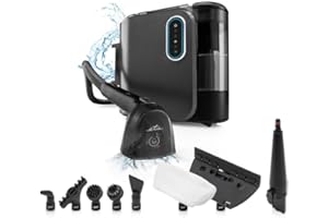 ETA Odkurzacz Steam Clean I 13 kPa I wielofunkcyjny odkurzacz parowy I środek do czyszczenia dywanów I środek do czyszczenia dywanów, sof, tapicerki, schodów, samochodu, 4 tryby czyszczenia