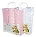 Set of 2 packs Moses baby Bedding set - Blue and White - OR - Pink and White (Pink&White)