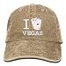 Produktbild Basecap Hip-Hop Cap Kappe Unisex Snapback I Love Vegas Ace Hearts Adult Sport Adjustable Lightweight Breathable Soft Baseball Cap Cowboy Hat Natural