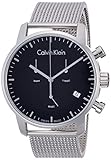 Calvin Klein Herren Chronograph Quarz Uhr mit Edelstahl Armband K2G27121