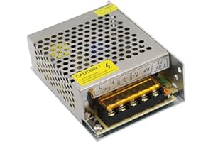 VELAIN 5V 5A Alimentation à découpage,25W Transformateur de Tension,Convertisseur de Commutation d'alimentation pour LED Ruban, PC Portable,Caméras de Surveillance