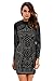 Produktbild LETSDO Verzierte Kleid mit Langen Ärmeln (M Größe Kann Nur die Größentabelle Folgen, Wie gezeigt 2)