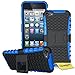 Produktbild iPod Touch 5 Handy Tasche, FoneExpert® Hülle Abdeckung Cover schutzhülle Tough Strong Rugged Shock Proof Heavy Duty Case für Apple iPod Touch 5th Generation + Displayschutzfolie (Blau)