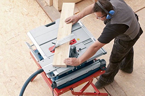 Bosch GTS 10 XC Professional Tischkreissäge, 2.100-Watt-Motor mit Motorbremse, Schnitthöhen bis 79 mm, Sägeblattdurchmesser 254 mm, Karton, 0601B30400 - 3