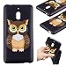 Produktbild Everainy Nokia 2.1 Hülle Silikon Bumper Gummi Muster Ultra Slim Cover Hüllen für Nokia 2.1 Handy Handyhülle Prägen Stoßfest TPU Gel Stoßstange Schutzhülle (Eule Braun)