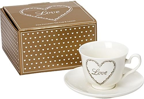 Traditional Fine Porcelain Tea Cup and Saucer Ladies Gift Boxed