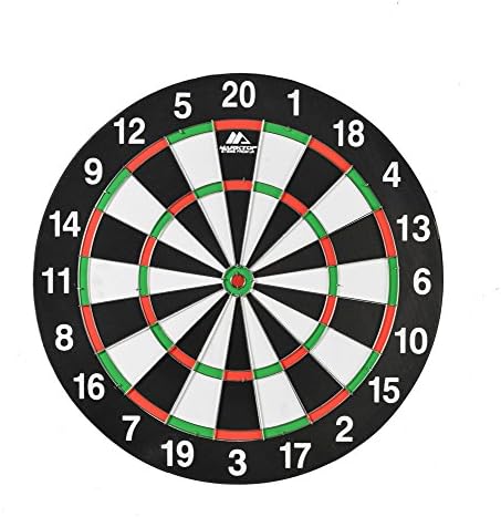 Chaokele Cork Dart Board Two Sides Durable Dartboard Sport Games 12 Inches Black