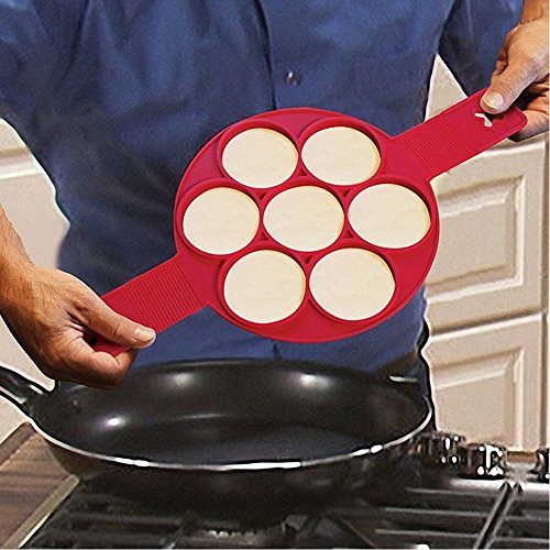 Omelette Form Poröse Pfannkuchen Schimmel Fantastic Fast&Einfache Kuchenform Silikon Multifunktions umkehrbar - 5
