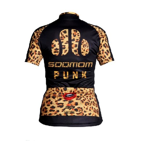 Lance Sobike Damen- Rad-Trikots Set Kurze Ärmel- Leopard Frauen - 3