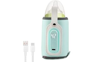 YAASIER Scaldabiberon, scalda biberon Temperatura Regolabile Portatile Porta di Ricarica USB Scaldabiberon, Borsa Riscaldamento Keeper, Scaldabiberon da Viaggioper la Cura del Bambino in Casa All'aperto