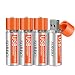 Produktbild REALACC Akku USB wiederaufladbare Batterie 1 Stunde Schnell Ladung AA Lipo Accu Battery 1.5V 1200mAh 4PCS