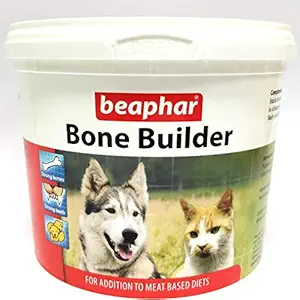 Beaphar Irish Calcium and Bone Builder, Dog Supplement for Strong Bones & Teeth, Suitable for Pups and Kittens, Growing Dogs and Cats, 500 GMS