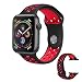 Produktbild ISWIM Für Apple Watch Armband 42mm(44mm Series 4), Weiche Silikon Ersatz Armbänder für Apple Watch Armband 42mm 44mm Series 4/3/2/1