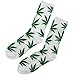 Produktbild Socken Einmalige Anlage Weed Blatt drucken Unisex Baumwolle hohe Crew Athletische Rasta MFAZ Morefaz Ltd
