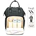 Produktbild Baby Wickeltasche Reise Rucksack Multifunktional Reiserucksack Babytasche/ Großes Fassungsvermögen Wasserdichte Wickeltasche Isolierte Tasche für Babys / Mama Mutterschaft Baby Windel Tasche mit Wickelunterlage und Kinderwagen Universal Befestigung für unterwegs