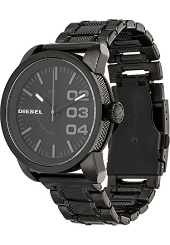 Diesel Herren-Armbanduhr Rund Analog Quarz One Size, schwarz, schwaru Diesel Herren-Armbanduhr Rund Analog Quarz One Size, schwarz, schwaru