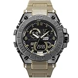 Blisfille Herren Armbanduhr Wasserdicht Wasserdicht Militärisch Herrenuhr Nightlight Multifunktional Khaki Outdoor Sportuhr Armbanduhr Automatikuhr
