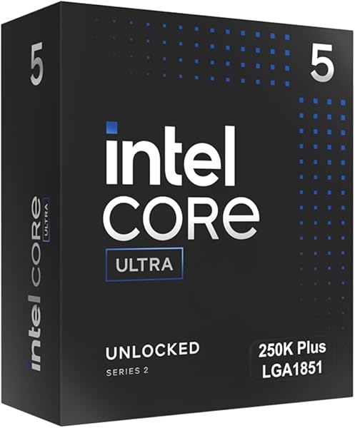 Intel Core Ultra 5 Processor 250K Plus, up to 5.3 GHz, LGA1851 Socket, PCIe 5.0, DDR5 Support, 125W TDP - 1