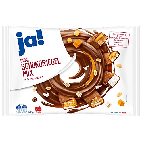 Preisvergleich Produktbild ja! Mini-Schokoriegel-Mix 500g
