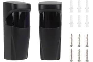 VULCYXA Fotocelula Puerta Garaje, Fotocelula Puerta Garaje, Fotocélulas de Seguridad para Sensor Automático de Puerta, Compatible con Sistemas de Portones y Garajes, 12V/24V AC DC, IP55