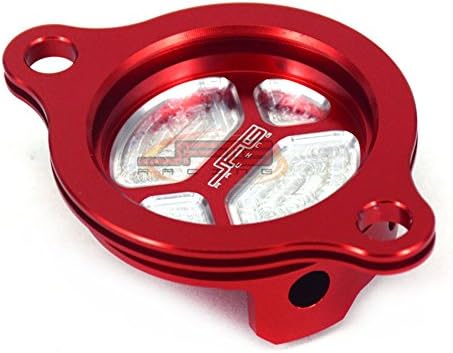CNC Billet Oil Filter Cap Cover For CRF250R 04-09 CRF250X 04-16 Dirt bike Off Road Motocross Enduro