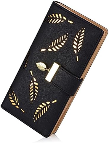 Franchen Women Wallet Fashion Clutch Hollow Tree Leaf Zipper Wallet Card Coin Purse