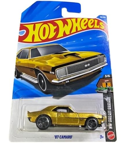 Hot Wheels '69 Copo Camaro, Muscle Mania 2/10 [Yellow] 193/250