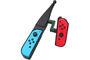 KONEE Canne à pêche Compatible avec Nintendo Switch Joy-Con Accessoires Kit de jeu de pêche pour Nintendo Switch