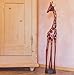 Produktbild Holzgiraffe "Tonga" in verschiedene Größen HANDARBEIT aus SIMBABWE Afrika Deko sehr hochwertige Holz Giraffe Firgur Holzfigur, 70cm