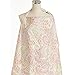 VANKER Soft Cotton Cover Infant Breastfeeding Nursing Blanket Shawl Pack Peacock pink