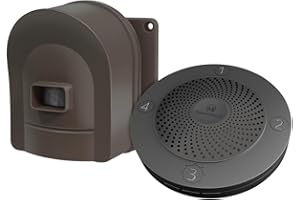 Raggio d'azione di 1/2 di miglio Hosmart ricaricabile per viali e strade. Sensore senza fili per sistemi di allarme resistente alle intemperie - Sensore di movimento per esterni e interni