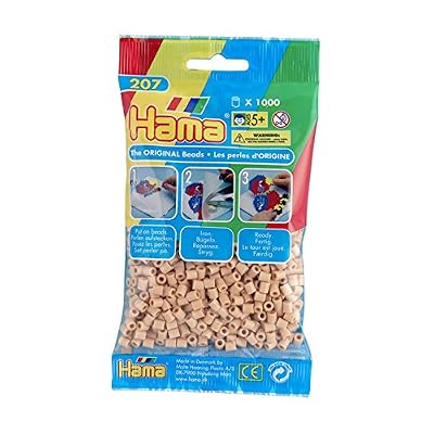 Hama - 207-27 - Loisirs Créatifs - Perles et Bijoux - Sachet 1000 Perles Beige
