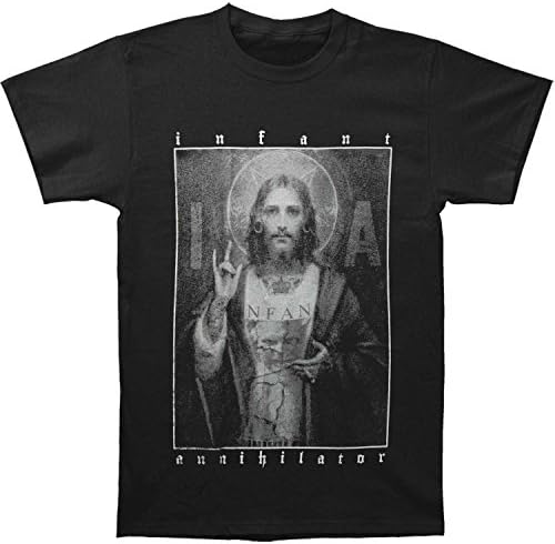 Infant Annihilator Men's Jesus T-shirt Large Black