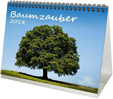 Premium Table Calendar 2018/ – DIN A5 – Magic – Baum – Trees – Forest – 1 and 1 Christmas Greeting Card – Edition Soul Magic Gift Set