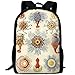 Price comparison product image HOJJP Most Durable Lightweight Travel Water Resistant School Backpack One Size - Nature Jellyfish Art