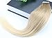 Tape In Hair Extentions Ombre Balayage Color Brown 6# mixed with Blonde 24# 20pcs/50g Human Remy Hair Extensions Silky Straight 16inch
