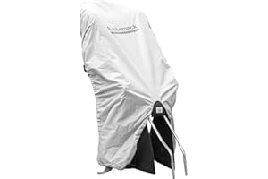 Rubberneck Housse de Protection Imperméable pour Siège Enfant de Vélo - Fixation Stable - Indéchirable - avec Bandes Réfléchissantes