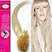 16'' Pre Bonded Tipped Hair Nail Tip U-tip 100% of Real Remy Human Hair Extensions 100s 60 Platinum Blonde 0.4g/s Beauty Popular Style