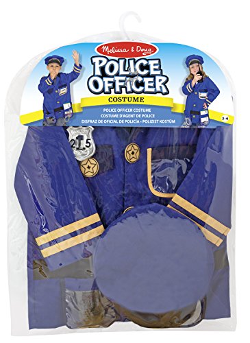 Imagen 5 de Melissa & Doug - Disfraz de agente de policía para niños (14835)