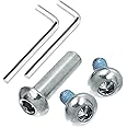 OTFAITP 24mm-120mm M8 Screws for Replacement Kids Kick/Adult Scooter Wheelchair fold Tables and Chairs Repair