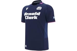 Macron Scotland SRU 2025/26 Mens Rugby Shirt - Home/Away
