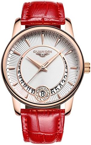 Women Watch Quartz Watch 30M Waterproof Multifunction Business Casual Calendar White , C