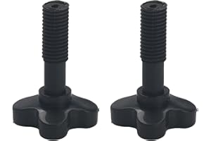 SHINEKOO 2PCS Plastic Fixing Screw Black for Garden Swing Canopy Frame M12