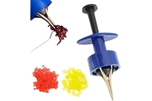 CJZZ Clip para Gusano de Sangre Azul con Cebos Micro Elásticos, Accesorios de Pesca, Útil y Práctico Accesorio para Carpa