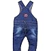 Wawoo®Unisex Baby Soft Denim Dungarees Overalls Toddlers Jeans Jumpsuits Playsuit Romper Outfits Pants Kids Infant Bodysuits Trousers Girls Boys 6 9 12 18 24 36 Months