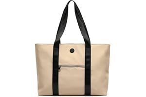 MISAKO - Bolso grande shopper de mujer espacioso para universidad, trabajo, diario