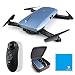 Produktbild REDPAWZ H47 Elfie Plus Drohne mit 720P HD Kamera WiFi FPV Faltbare Selfie Drohne mit Gravity Sensor Mini Drone Höhenhaltemodus - Blau+2 Batterie