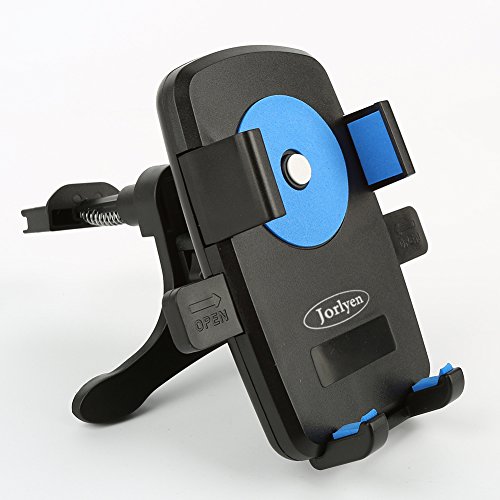 Supporto universale per cellulare da montare su bocchetta d'aria dell'auto, compatibili con bocchette orientate in verticale o orizzontale, per iPhone 7, 7 Plus, 6s, 6s Plus, 6, 6 Plus, 5S, Nexus 7, Huawei P9 e altri cellulari Android con display da 3,5