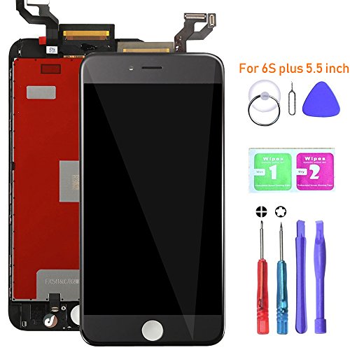 Pantalla táctil LCD de repuesto para iPhone 6S Plus de Ibaye, con marco digitalizador, conjunto completo de ensamblaje, incluye herramientas (5,5 pulgadas).